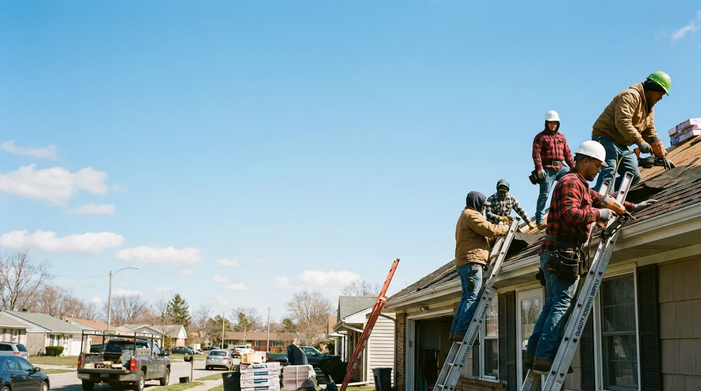 Roofing in De Witt, IA near me